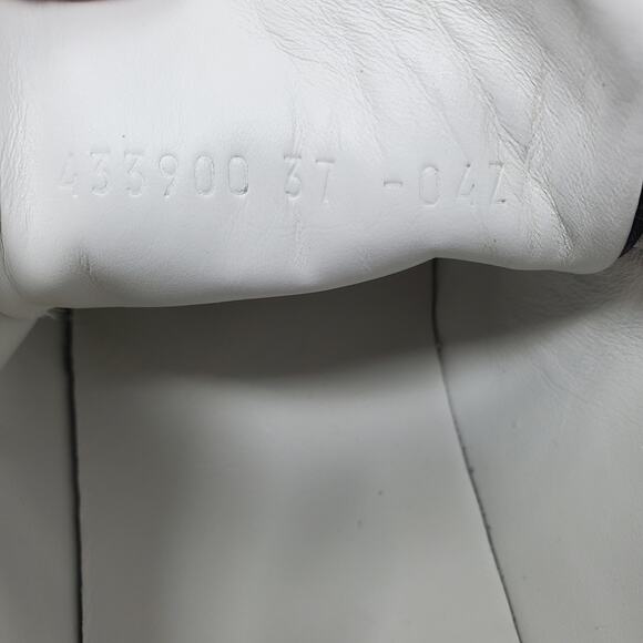 Gucci GG Supreme Monogram Logo Strawberry Lace Up Sneaker 433900 Size 37 US 7 - Picture 10 of 12